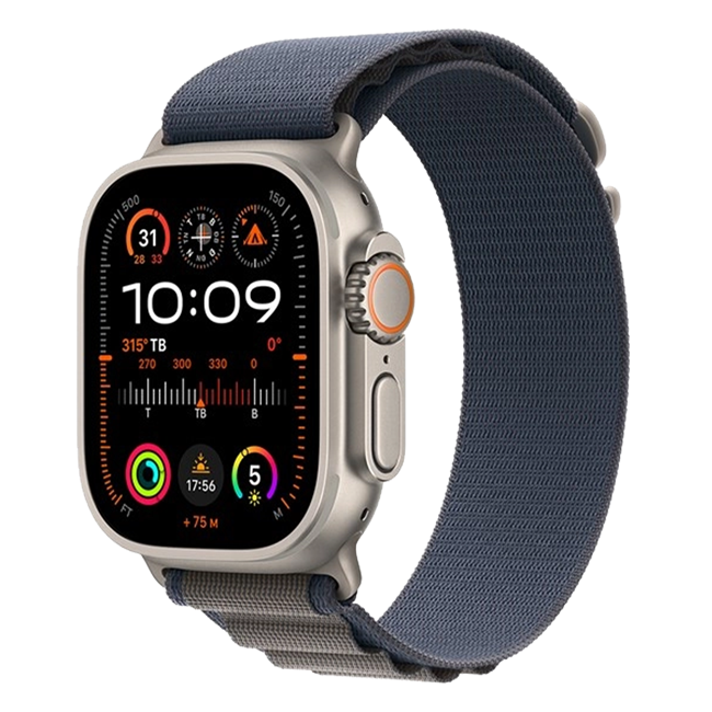 Apple Watch Ultra 2 Lte 49mm Vien Titanium Day Alpine Size S Xanh Duong Thumb 1 650x650